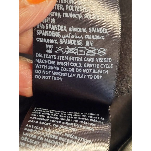 Bebe Women's Solid Black Polyester Pull On Mid Rise Skinny Fit Pant Size X-Small - Picture 8 of 12